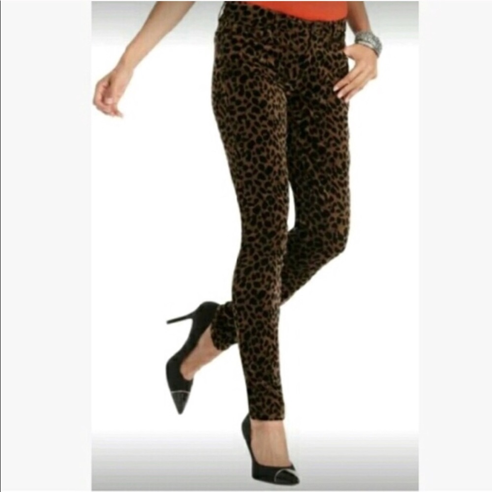 ⚡️FLASH SALE⚡️Ann Taylor LOFT Velvet Cheetah Pants